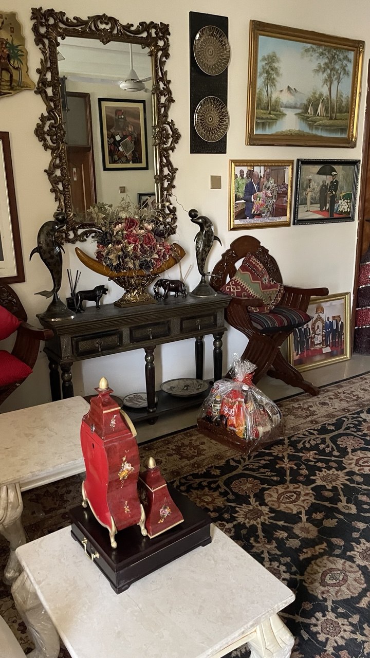 Interior Decoration Heritage Palace Hall Framed Portraits Console Accra by FreeCoat Decor